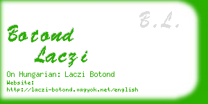 botond laczi business card